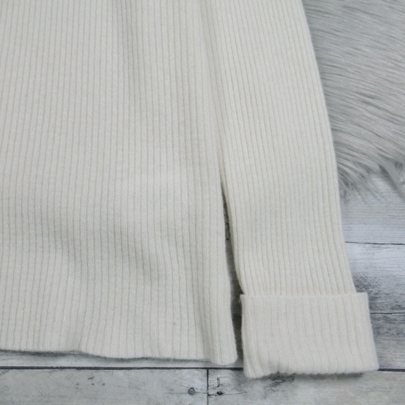 TENNE Cashmere & Merino Wool Crewneck Sweater Side Bow Sash Women’s Size Small - Picture 7 of 14